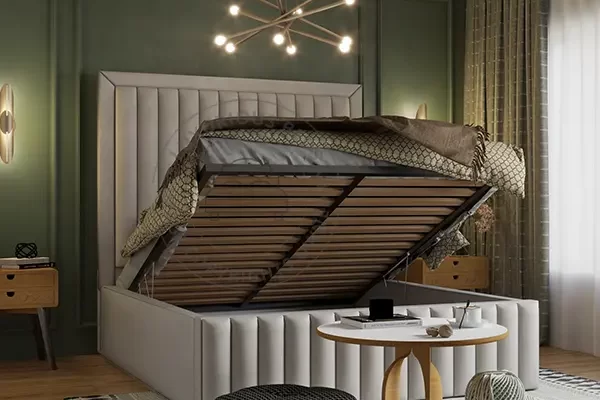 Luxurious Beds Aadi Ottoman Storage Bed Frame