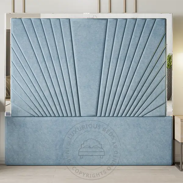 Aarson Mirrored Headboard - Luxurious Beds Double King Superking Headboards Aarson Mirrored Headboard - Luxurious Beds Double King Superking Headboards