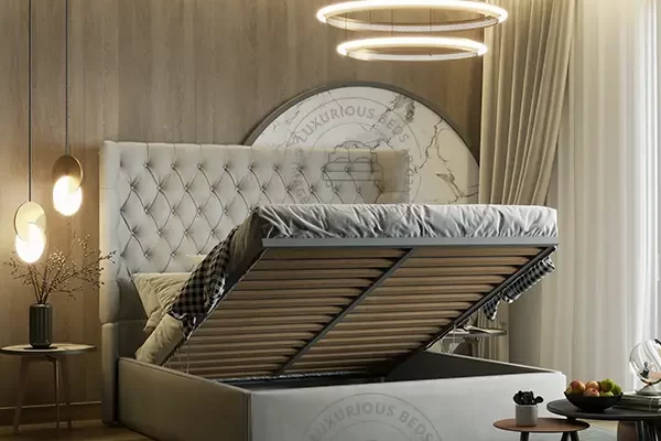 Cara Small Double Ottoman Storage Bed