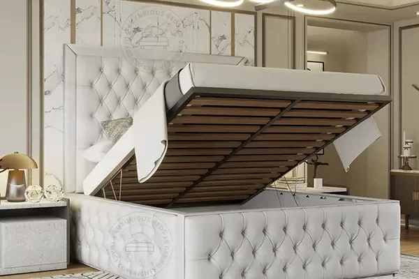 Sara Super king Ottoman Storage Bed Frame UK