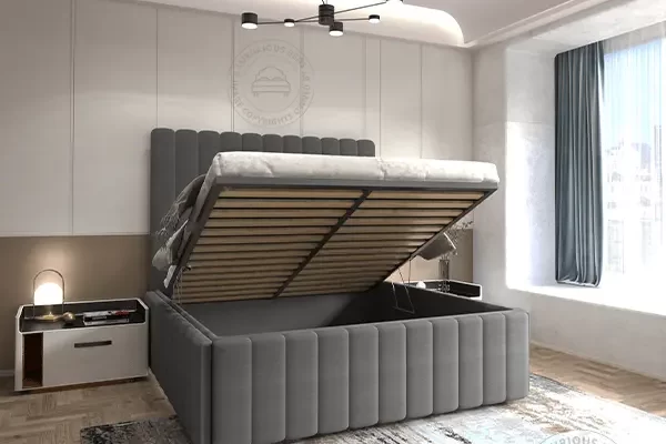 Deacon Double Ottoman Storage Bed Frame uk