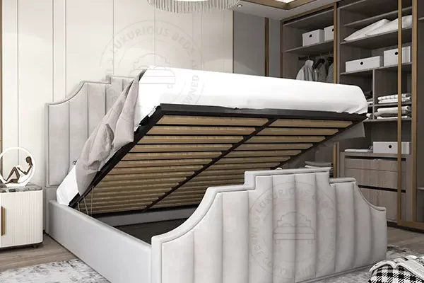 Art Deco Ottoman Gas Lift Storage Bed Frames uk