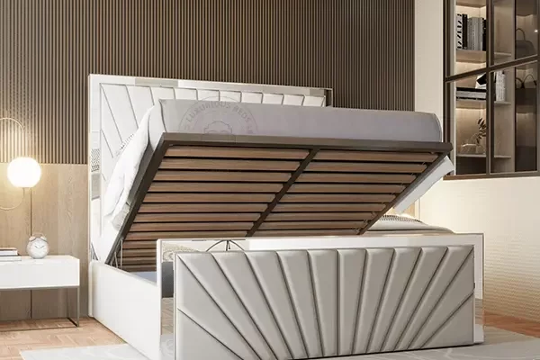 Essence Mirror Ottoman Storage Bed Frame By Luxurious Beds