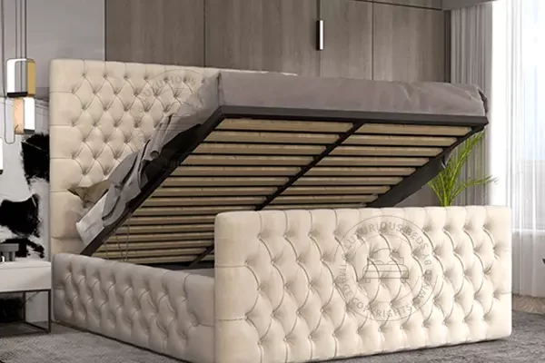 Denver Ottoman Bed Frame With High Headboard