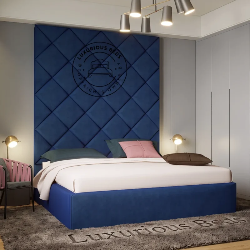 Luxurious Beds Luxury Elysium Extra Tall Headboard Bed Frame