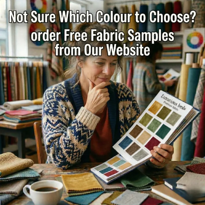 Luxurious Beds Plush velvet Swatch..